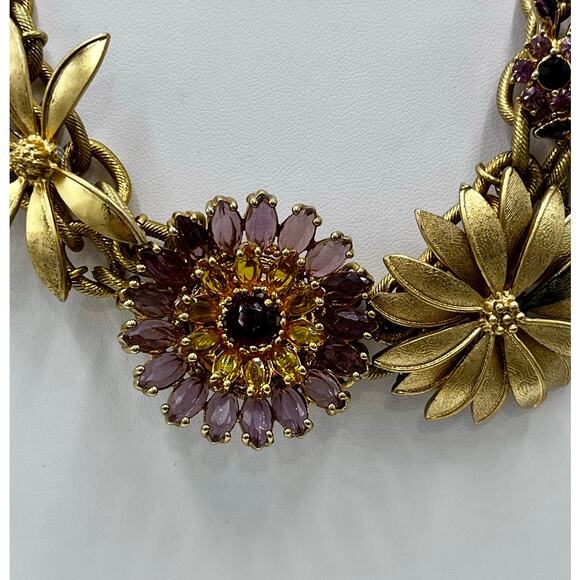 Banana Republic Vintage Floral Dragonfly Enamel Rhinestone
Necklace - Picture 13 of 13